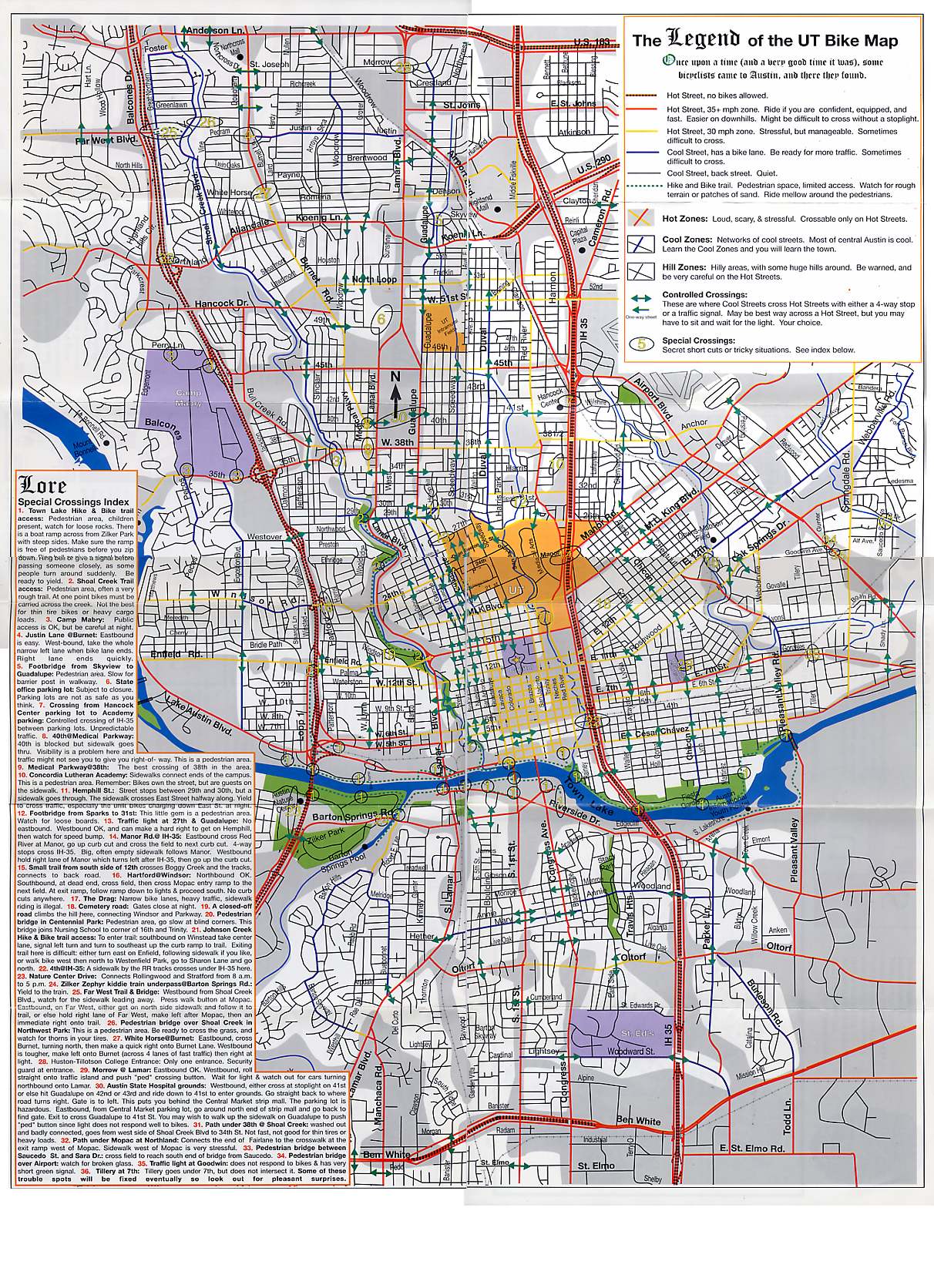 Routes & Maps for Bicycling in and around Austin, Texas